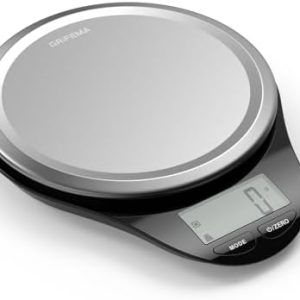 GRIFEMA GA2007 Digitale Küchenwaage 5kg - Präzise Küchenhelfer mit ml-Modus für Kochliebhaber