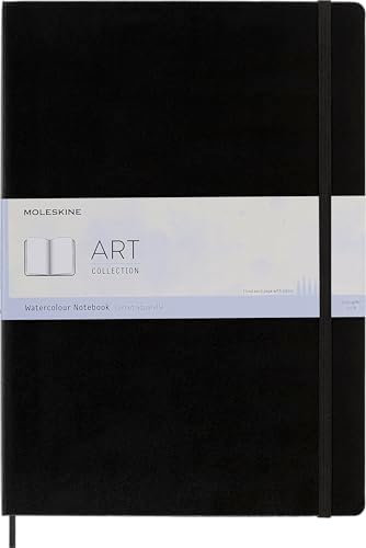 Moleskine Aquarell-Notizbuch 13x21 cm – Hochwertiges Skizzenalbum für kreative Künstler, Hardcover, FSC-zertifiziert, id