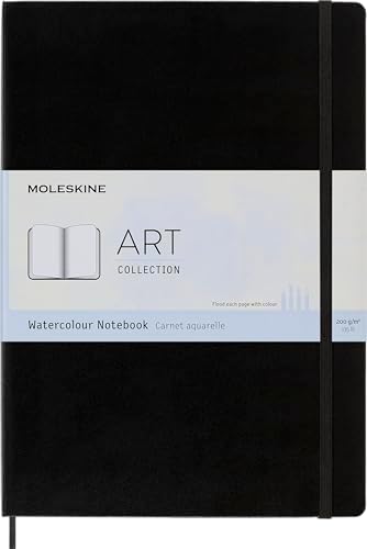 Moleskine Aquarell-Notizbuch 13x21 cm – Hochwertiges Skizzenalbum für kreative Künstler, Hardcover, FSC-zertifiziert, id