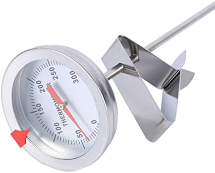 Edelstahl Kochthermometer 30,5 cm mit Clip – Ideal für Fleisch, Getränke und Kochen von 0℃ bis 300℃!