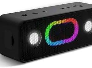 OHAYO tragbarer Bluetooth-Lautsprecher: 24 Stunden Spielzeit, IPX6 wasserdicht, ideal für Reisen und Outdoor-Aktivitäten