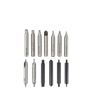 T101 Zubehör: 9 Weiße Bohrer & 4 Schwarze Führungsstifte für präzises Heimwerken