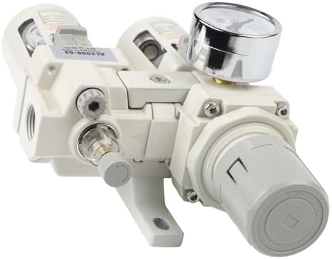 AC3010-03/03D Aluminiumlegierung Druckregler Öl-Wasser-Abscheider für Luftkompressor, Partikelentfernung & Kondensatmana