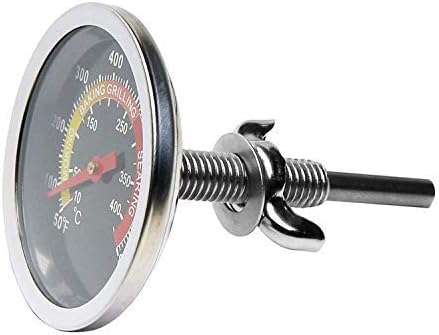 GFTIME Edelstahl Thermometer Ø6CM für Weber Kettle & Smoker – Präzise Temperaturmessung beim BBQ