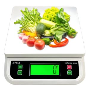 Küchenwaage von – 30kg/1g digitale Lebensmittelwaage mit LCD-Display für präzise Messungen in Küche und Geschäft