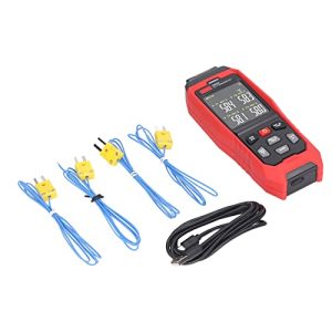 Haofy K-Typ-Thermoelement, digitales 4-Kanal-Thermometer für präzise Messungen in der Industrie