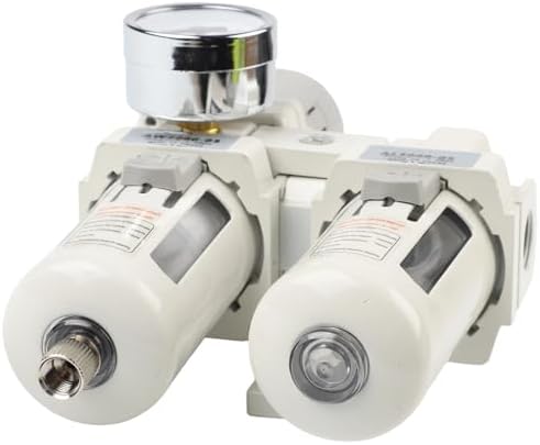 AC3010-03/03D Aluminiumlegierung Druckregler Öl-Wasser-Abscheider für Luftkompressor, Partikelentfernung & Kondensatmana