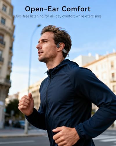 MONODEAL Knochenschall Kopfhörer Bluetooth 5.3 - IPX6 Wasserdicht & Typ-C zum Joggen und Radfahren