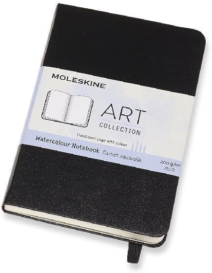 Moleskine Aquarell-Notizbuch 13x21 cm – Hochwertiges Skizzenalbum für kreative Künstler, Hardcover, FSC-zertifiziert, id