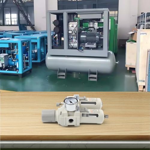 AC3010-03/03D Aluminiumlegierung Druckregler Öl-Wasser-Abscheider für Luftkompressor, Partikelentfernung & Kondensatmana