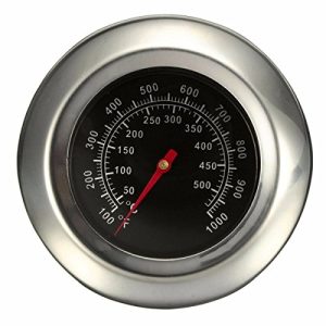 Edelstahl Grillthermometer von – Präzises BBQ Thermometer für Gas-, Kohle- und Smokergills