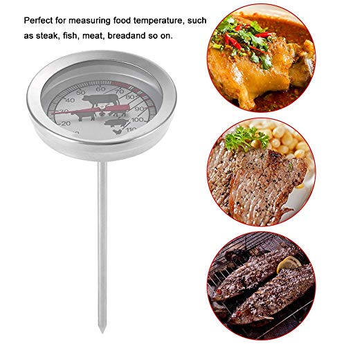 Küchenthermometer von – Edelstahl Kochthermometer mit Sonde für präzises Grillen & BBQ Spaß