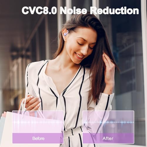 Sportliche Bluetooth Kopfhörer - Kabellos mit 5.3, ENC Mikrofon, 48Std Tiefbass und IPX7 Wasserfest!