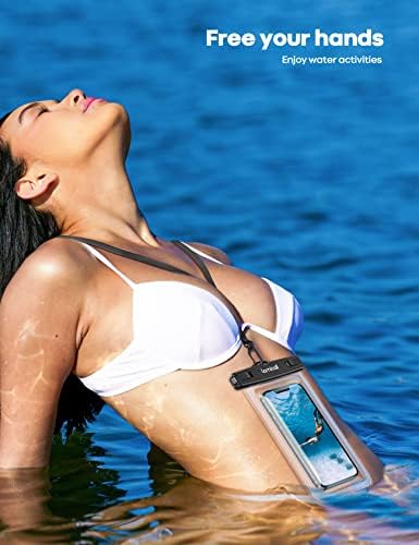 Lamicall Wasserdichte Handyhülle - IPX8 Unterwasser Tasche für Schwimmen, 2 Stück für iPhone & Samsung bis 7 Zoll