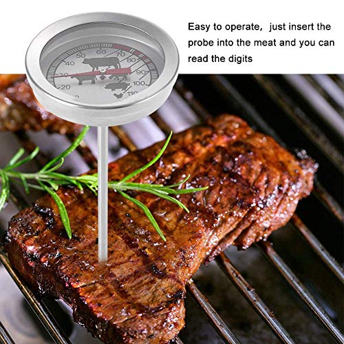 Küchenthermometer von – Edelstahl Kochthermometer mit Sonde für präzises Grillen & BBQ Spaß