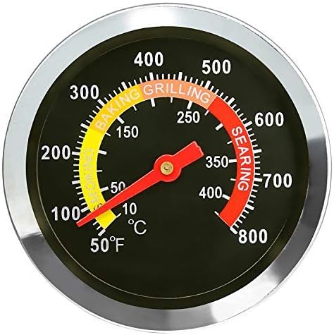 GFTIME Edelstahl Thermometer Ø6CM für Weber Kettle & Smoker – Präzise Temperaturmessung beim BBQ