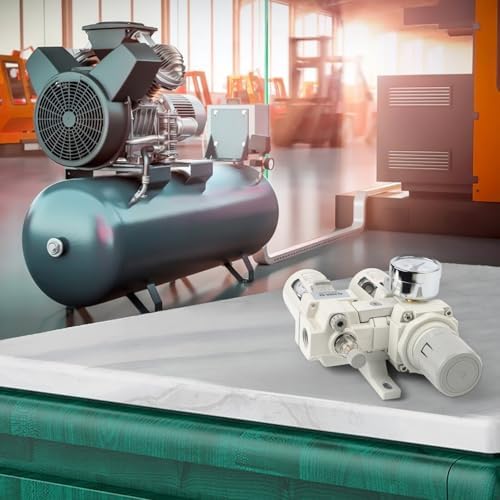 AC3010-03/03D Aluminiumlegierung Druckregler Öl-Wasser-Abscheider für Luftkompressor, Partikelentfernung & Kondensatmana