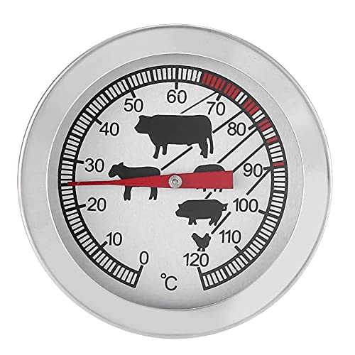 Küchenthermometer von – Edelstahl Kochthermometer mit Sonde für präzises Grillen & BBQ Spaß
